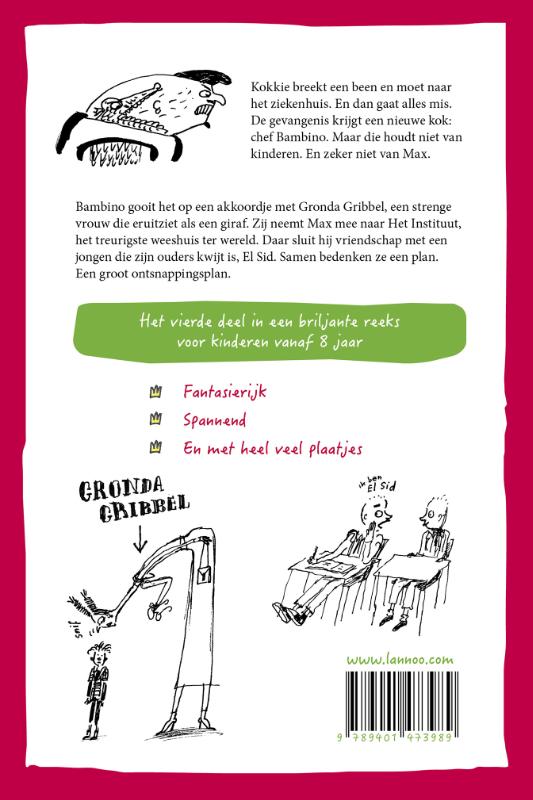 De keukenprins van Mocano IV - De grote ontsnapping achterkant