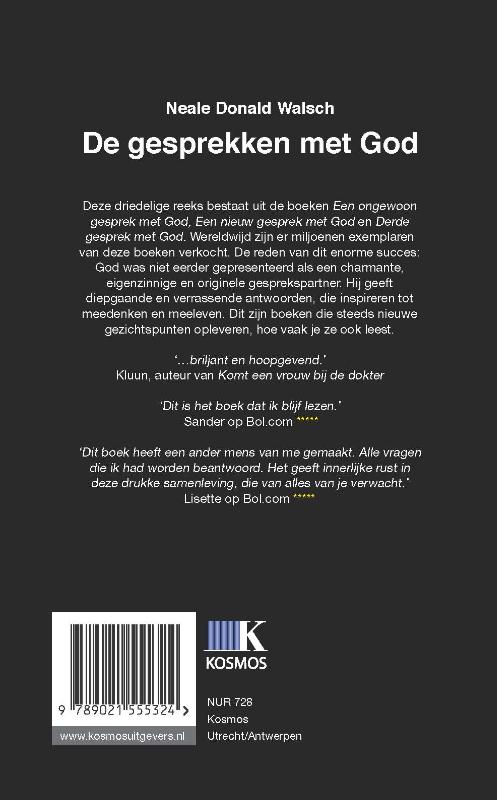 De gesprekken met God De gesprekken met God achterkant