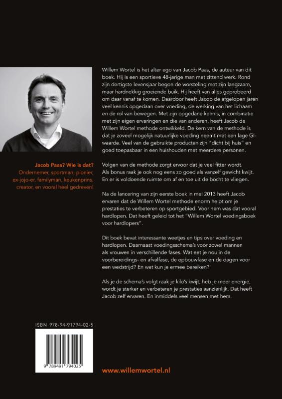 Willem Wortel voedingsboek voor hardlopers achterkant