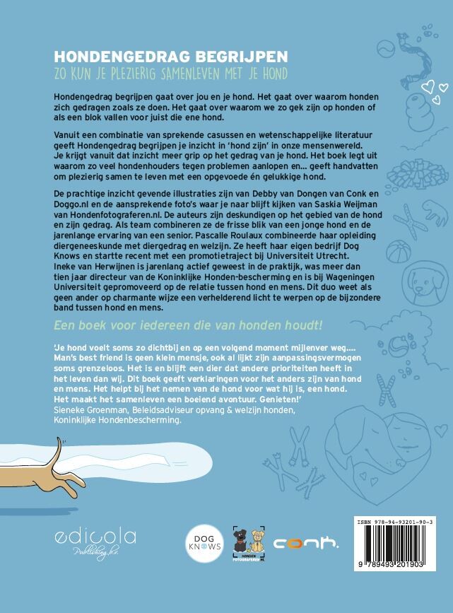 Hondengedrag begrijpen achterkant