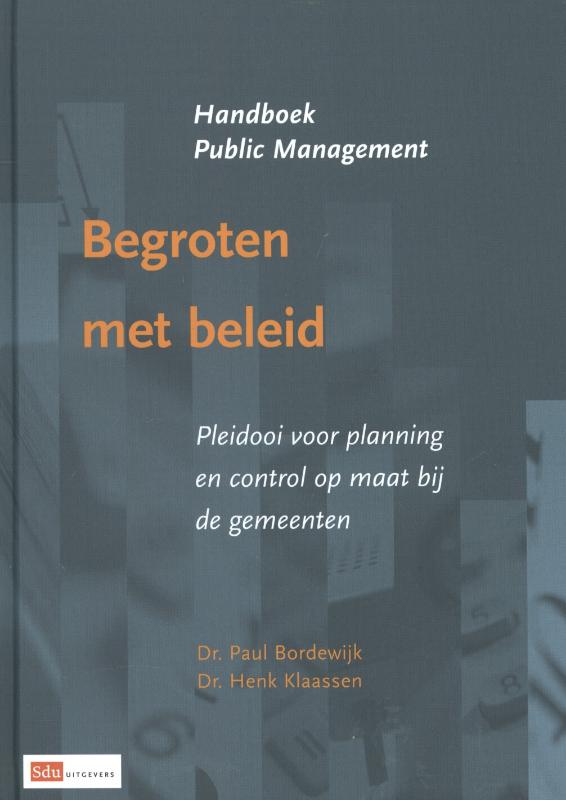 Begroten met beleid / Handboek Public Management