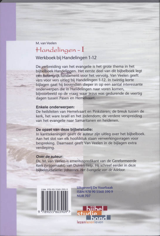 Handelingen - I / Werkboek bij Handelingen 1-12 / Bijbel en kerk achterkant