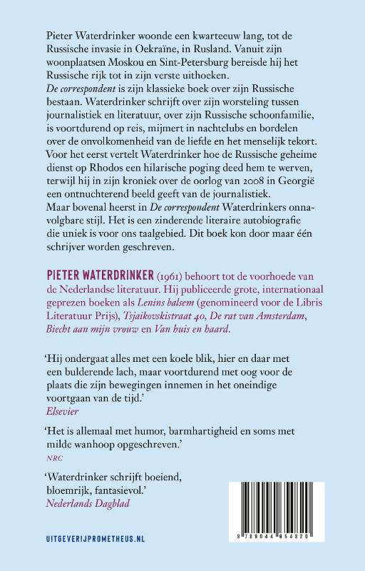 De correspondent De correspondent achterkant