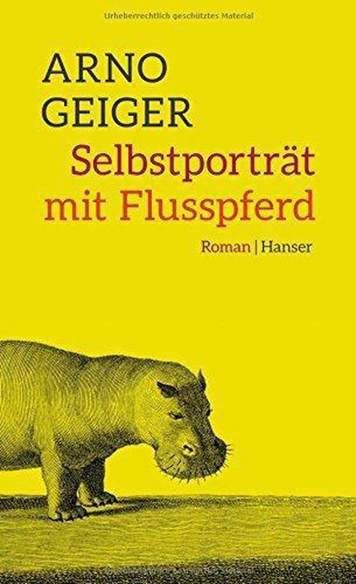 Selbstporträt mit Flusspferd