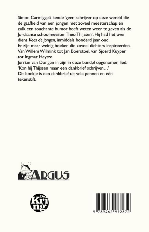O, die jongen? Die heb ik ook gekend achterkant
