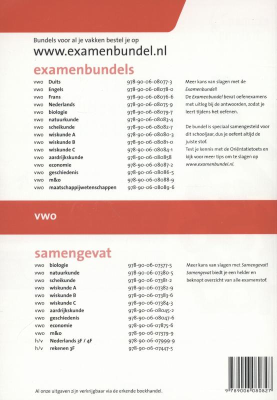 Examenbundel - Scheikunde Vwo 2014/2015 achterkant