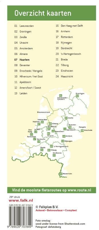 Nijmegen plattegrond achterkant