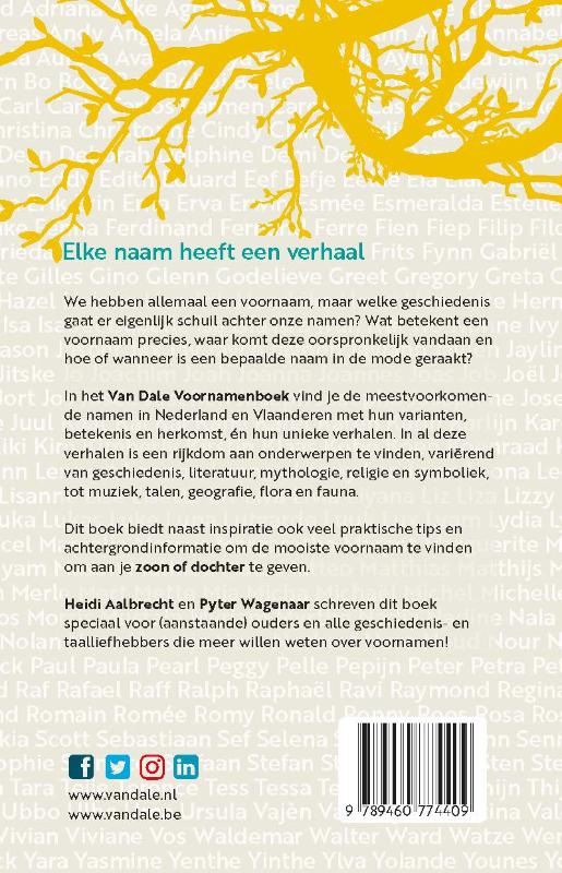 Van Dale Voornamenboek achterkant