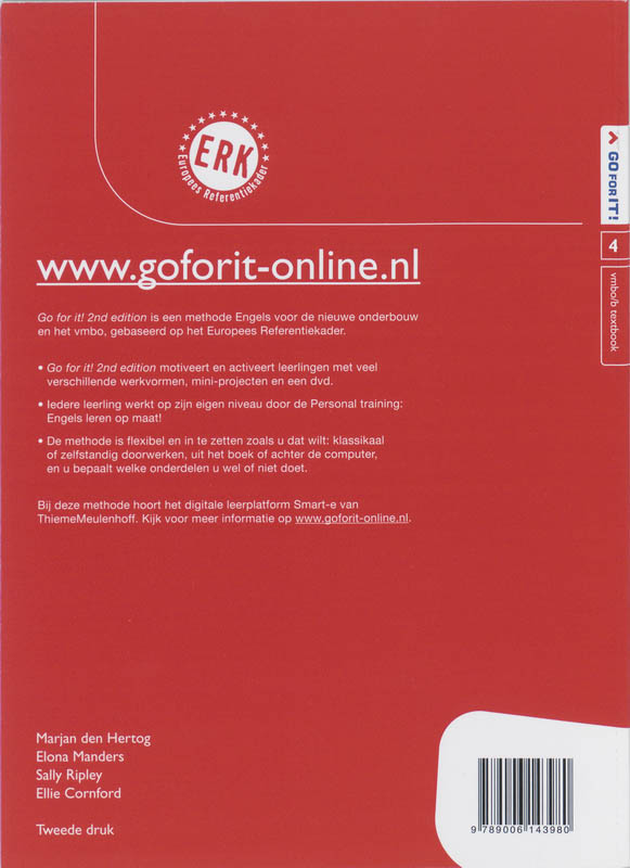 Go for it! VMBO-B Tekstboek Go for it! VMBO-B Tekstboek achterkant