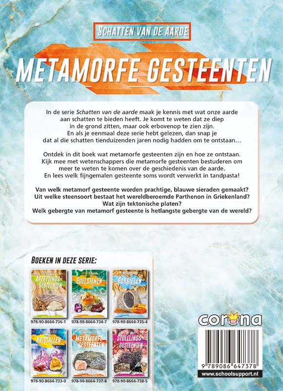 Metamorfe gesteenten / Schatten van de aarde achterkant