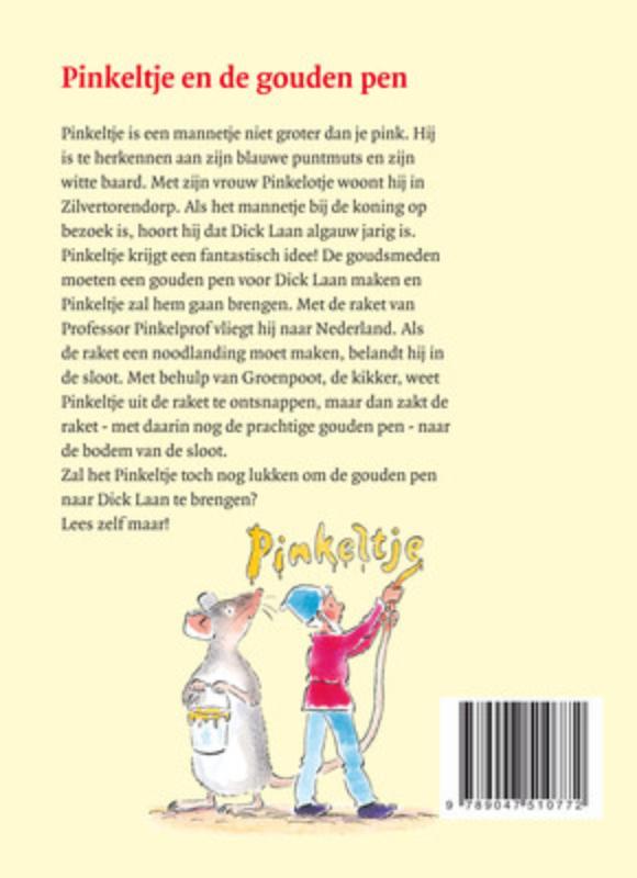 Pinkeltje 15 -   Pinkeltje en de gouden pen achterkant