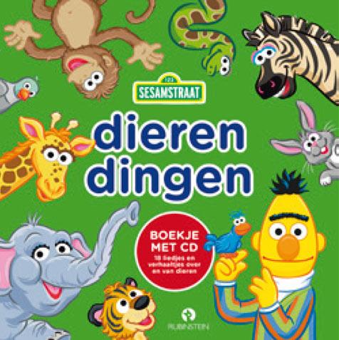 Sesamstraat - Dierendingen (CD | Boek)