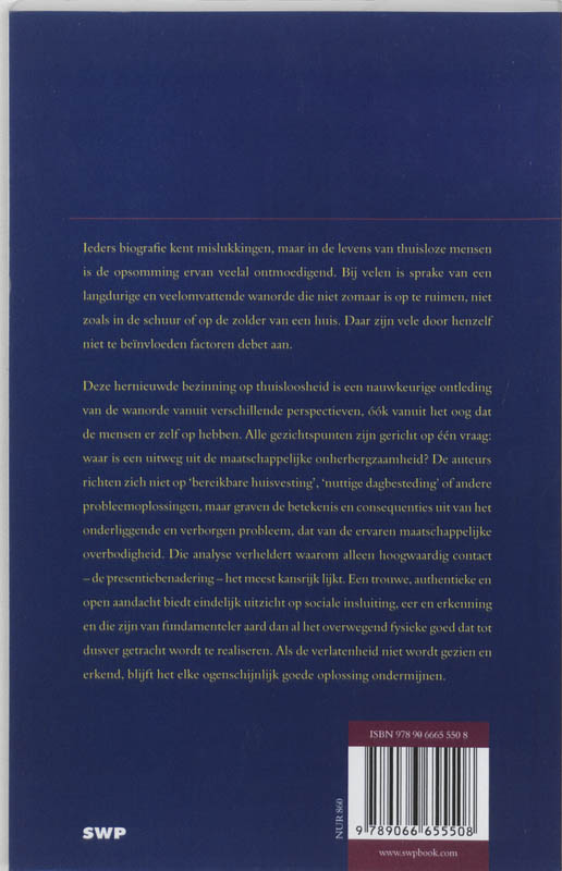 Wanorde In Een Mensenleven achterkant