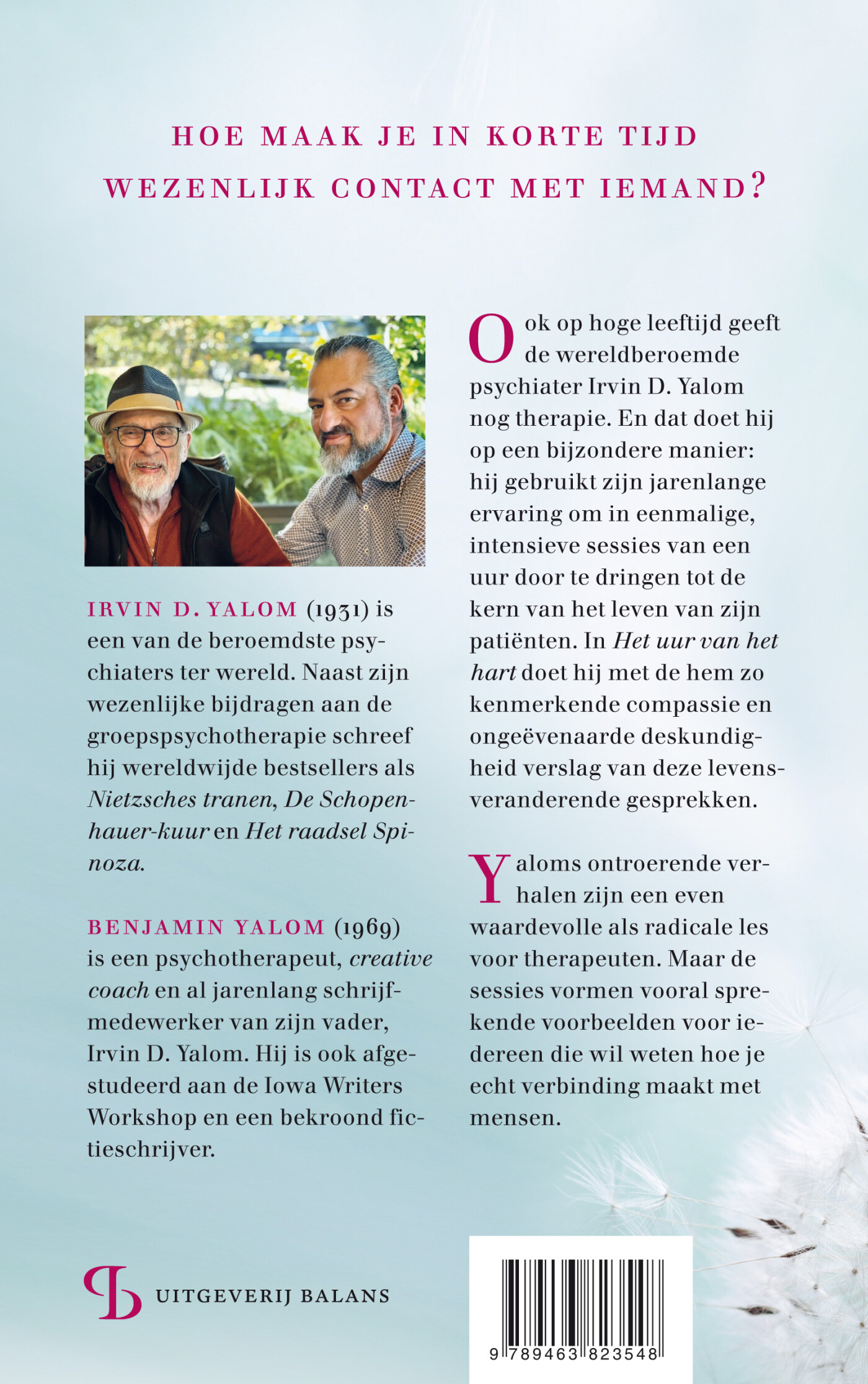 Het uur van het hart achterkant