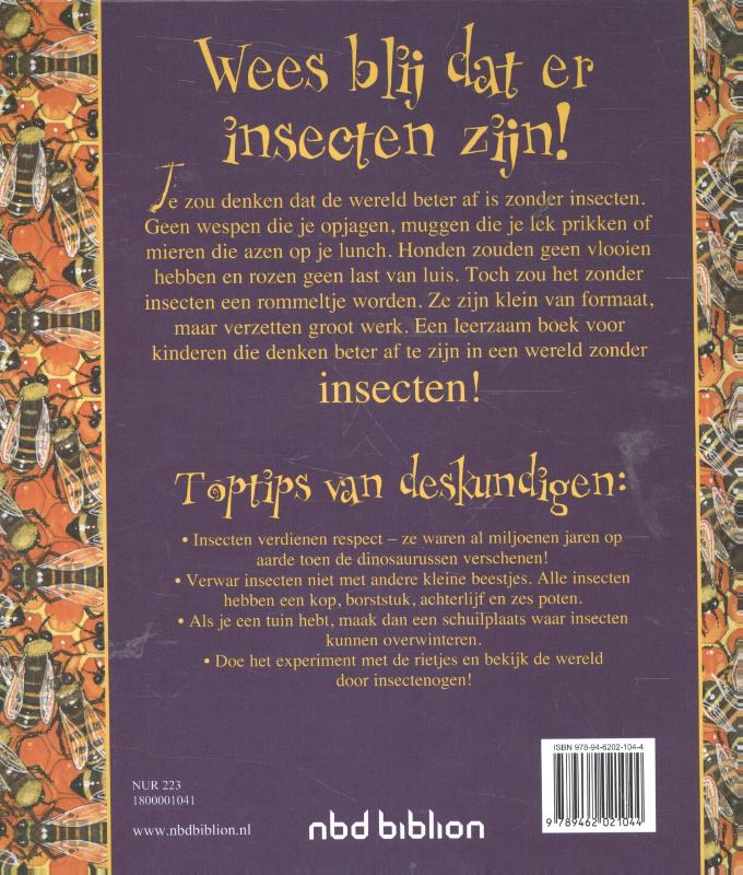 Wees blij dat er insecten zijn! / Wees blij dat ... achterkant