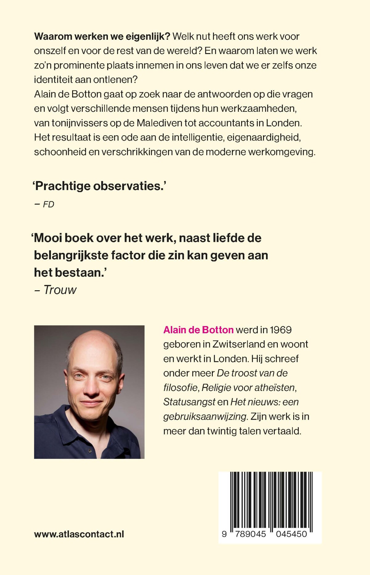 Een ode aan de arbeid achterkant
