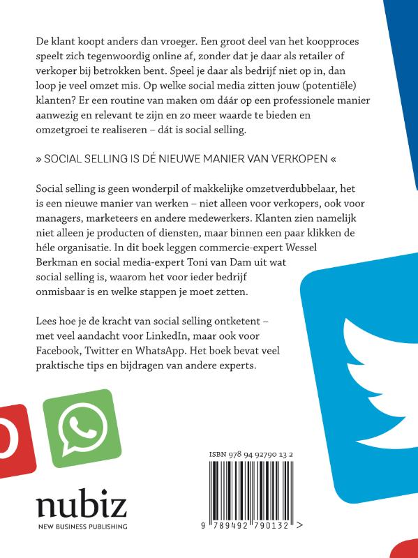 De kracht van social selling achterkant