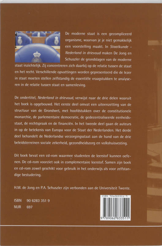 Staatkunde + Cd-Rom achterkant