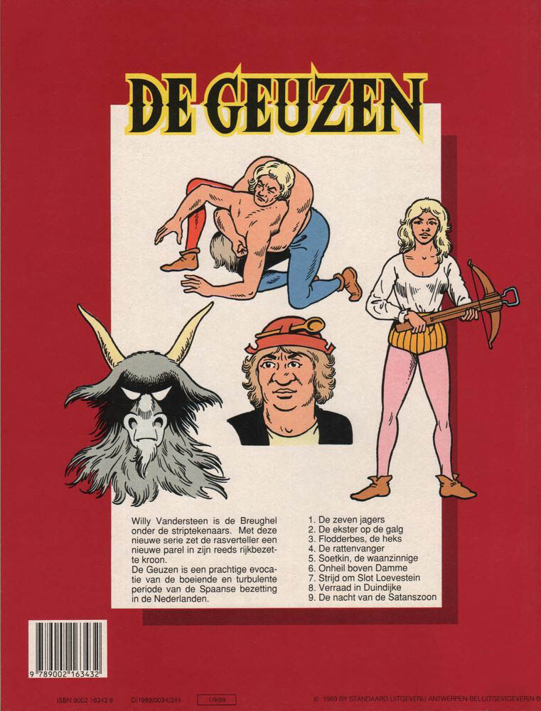 De nacht van de satanszoon / De Geuzen / 9 achterkant