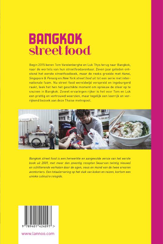 Bangkok Street Food - Nieuwe editie - Nederlandse versie / Streetfood achterkant