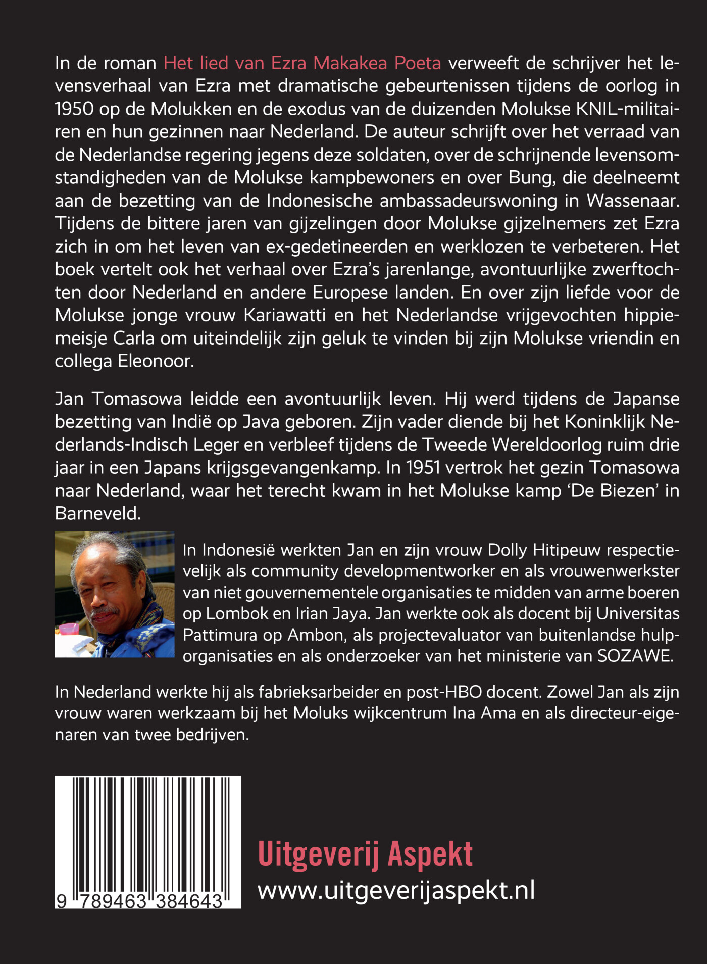 Het lied van ezra makakea poeta achterkant