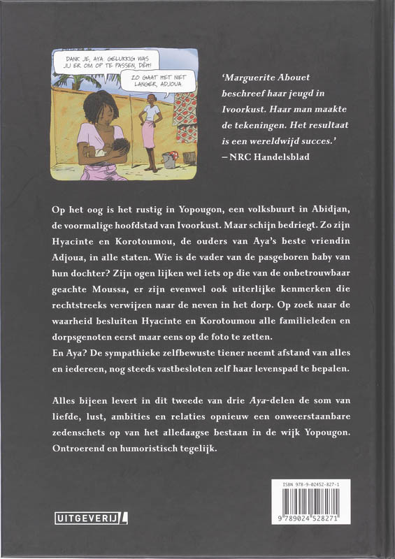 Aya uit Yopougon 2 achterkant