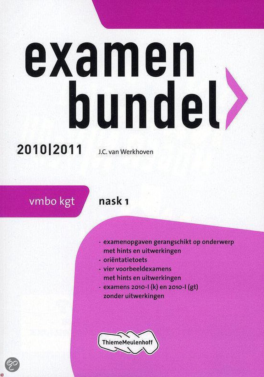 Examenbundel nask1 / vmbo-KGT 2010/2011