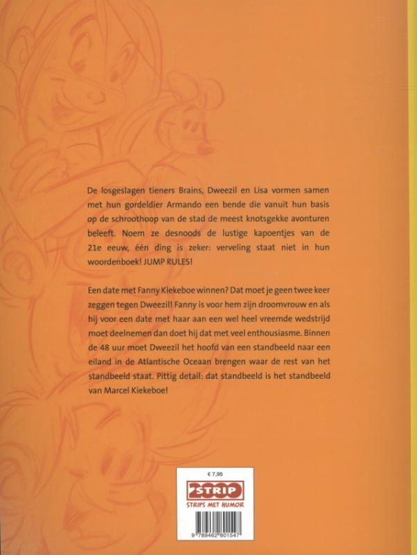 De kop van Kiekeboe / Jump / 12 achterkant