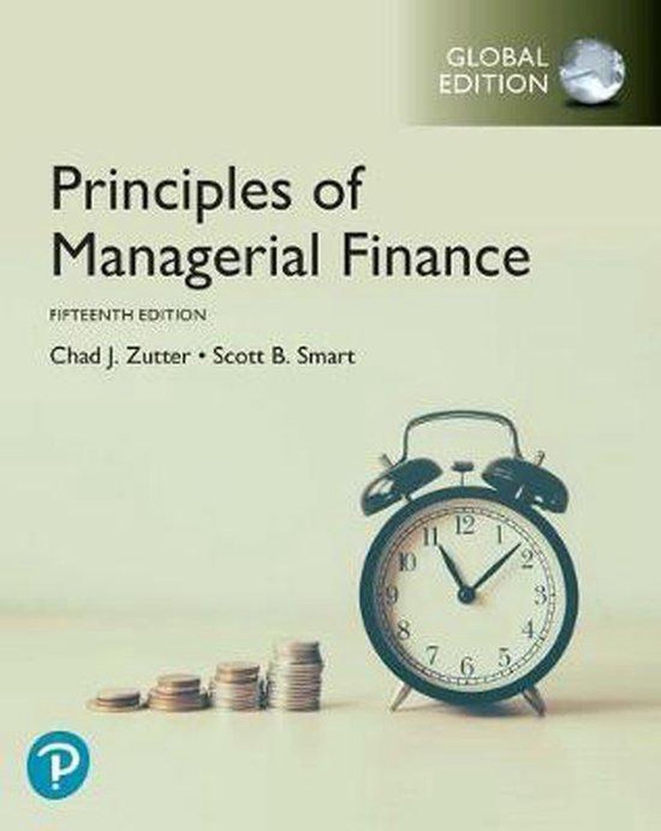 Chad J. Zutter Principles Of Managerial Finance, Global Edition