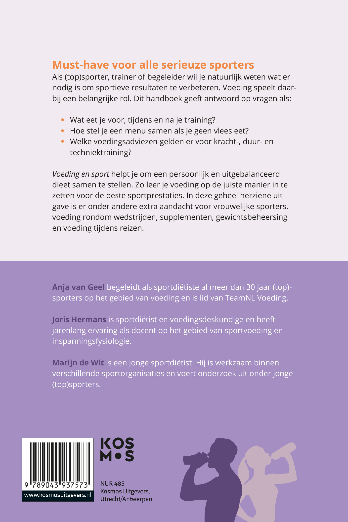 Voeding en sport achterkant