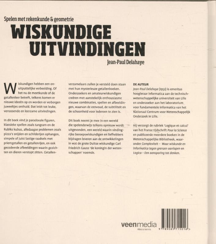 Wiskundige uitvindingen / Wetenschappelijke bibliotheek / 130 achterkant