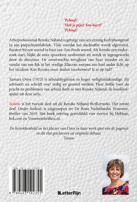 Isolatie / Renske Nijland / 2 Isolatie / Renske Nijland / 2 achterkant