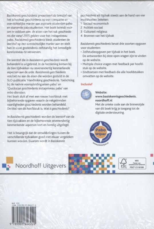 Basiskennis geschiedenis Basiskennis geschiedenis achterkant