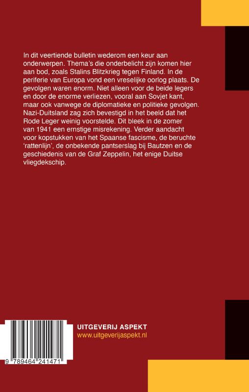 Veertiende Bulletin achterkant