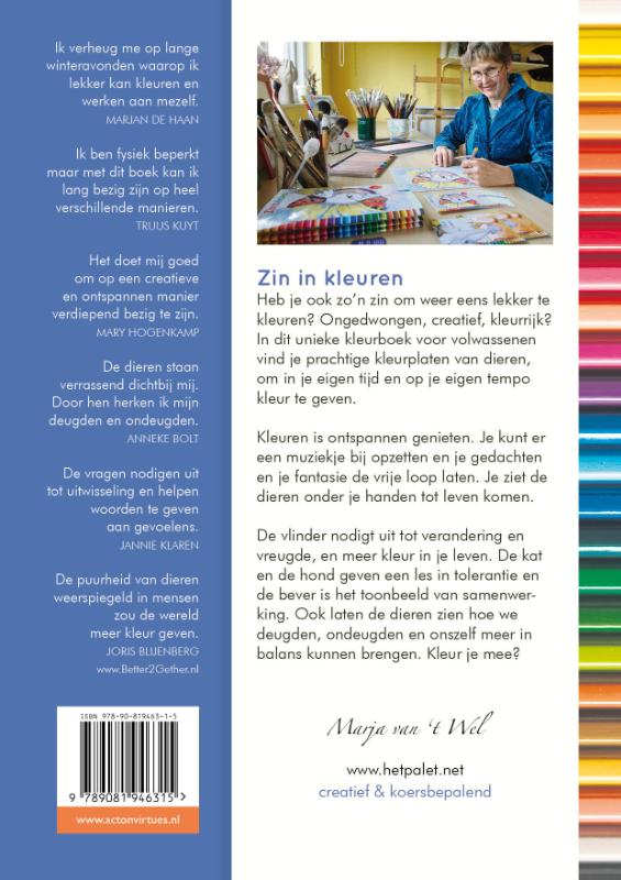 Zin in kleuren 1 achterkant