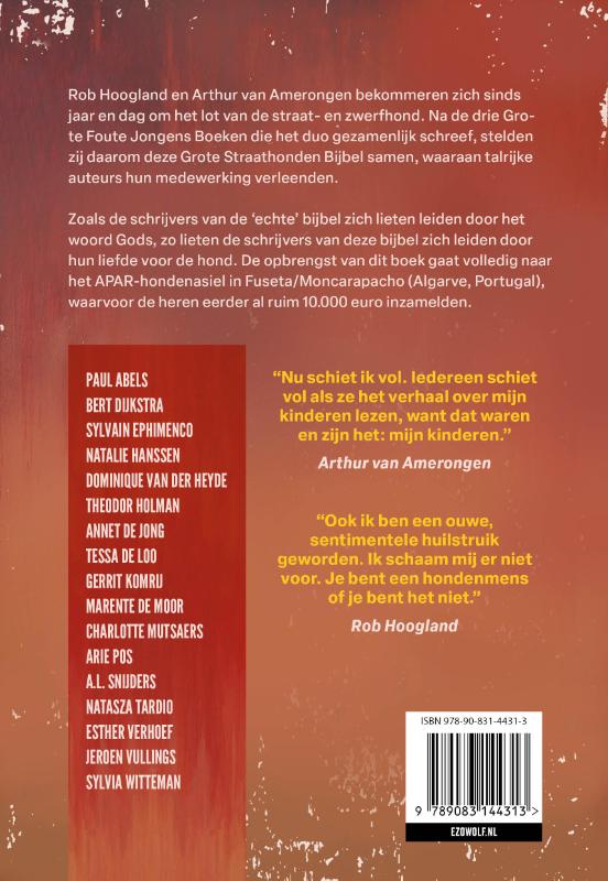 De Grote Straathondenbijbel achterkant