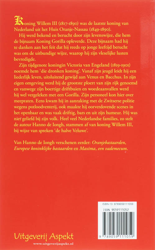 De bastaarden van Koning Gorilla en hun nakomelingen achterkant