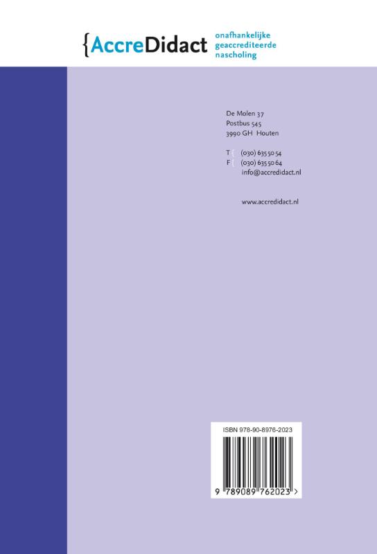 Halitose / AccreDidact / TA2015-4 achterkant