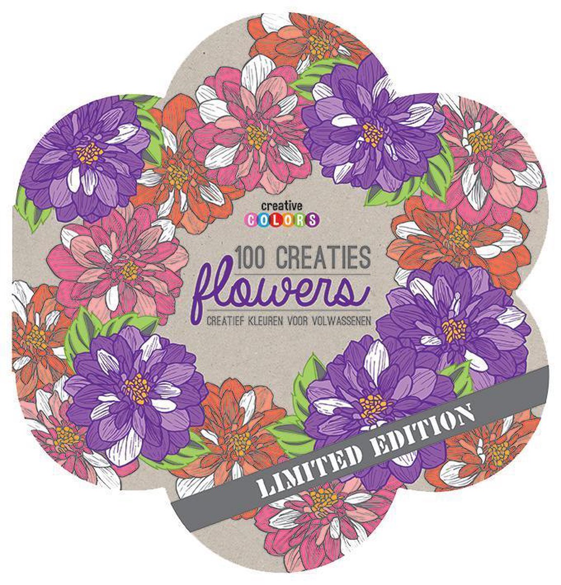 100 creaties flowers, kleuren voor volwassenen / Creative colors