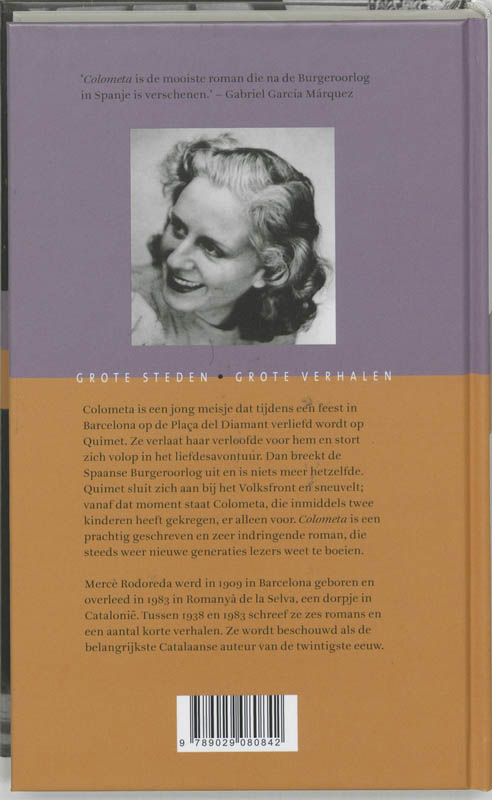 Colometa / Grote steden-grote verhalen / 7 Colometa / Grote steden-grote verhalen / 7 achterkant