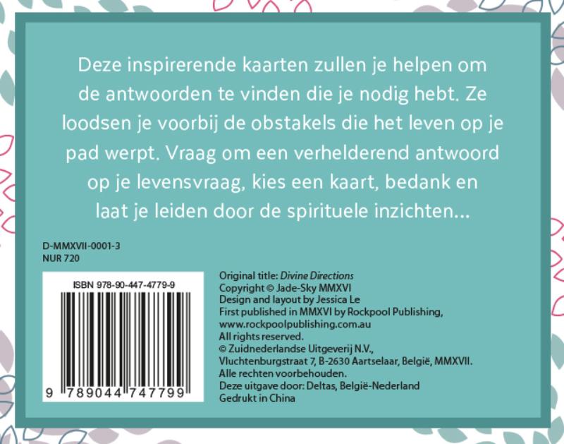 Spirituele inzichtkaarten achterkant