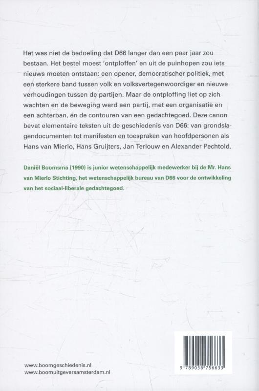 De keuze van D66 De keuze van D66 achterkant
