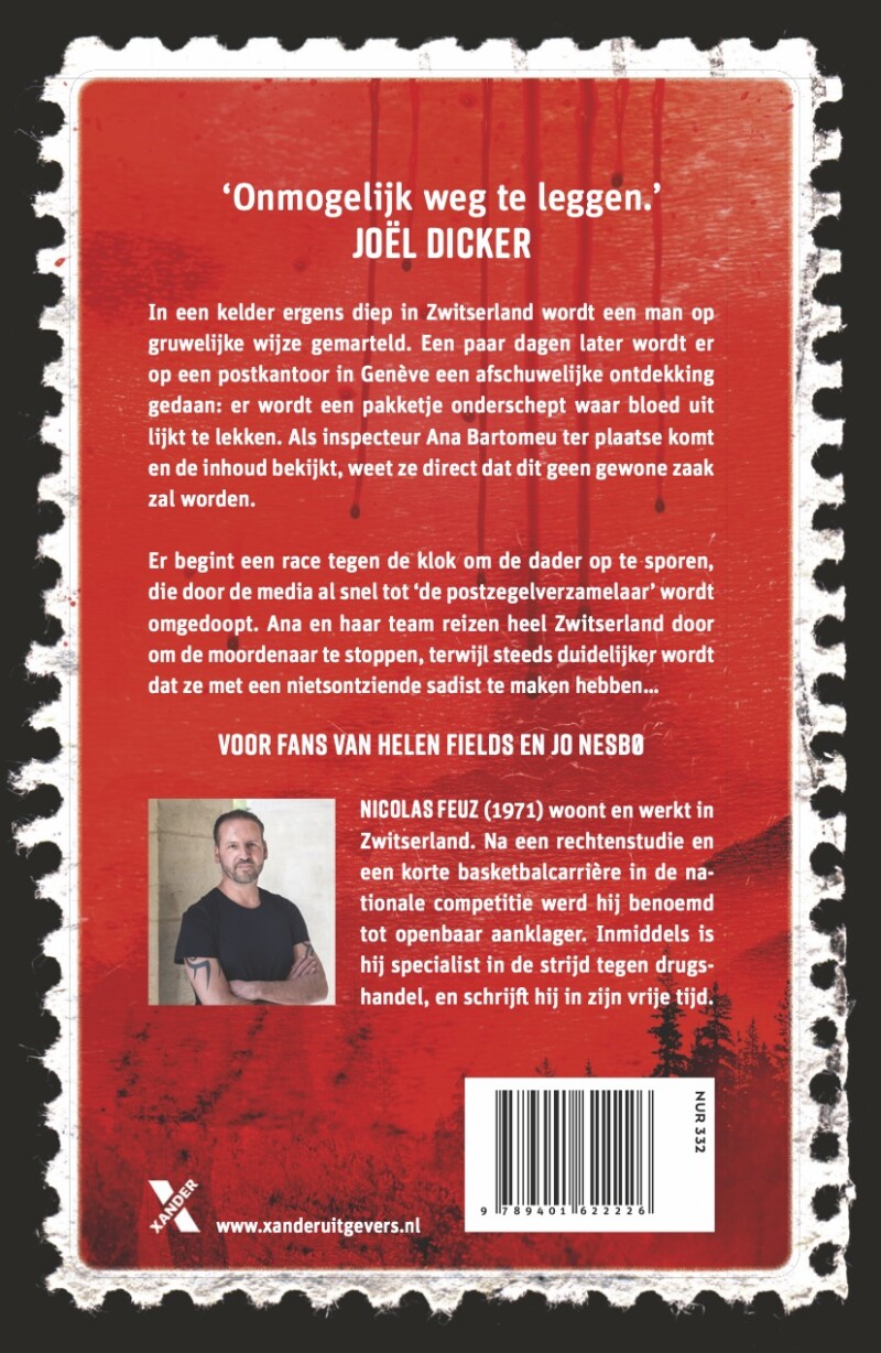 De postzegelverzamelaar achterkant