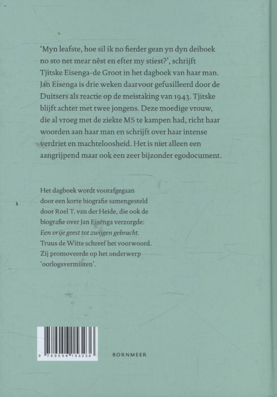 Tjitske's dagboek Tjitske's deiboek achterkant