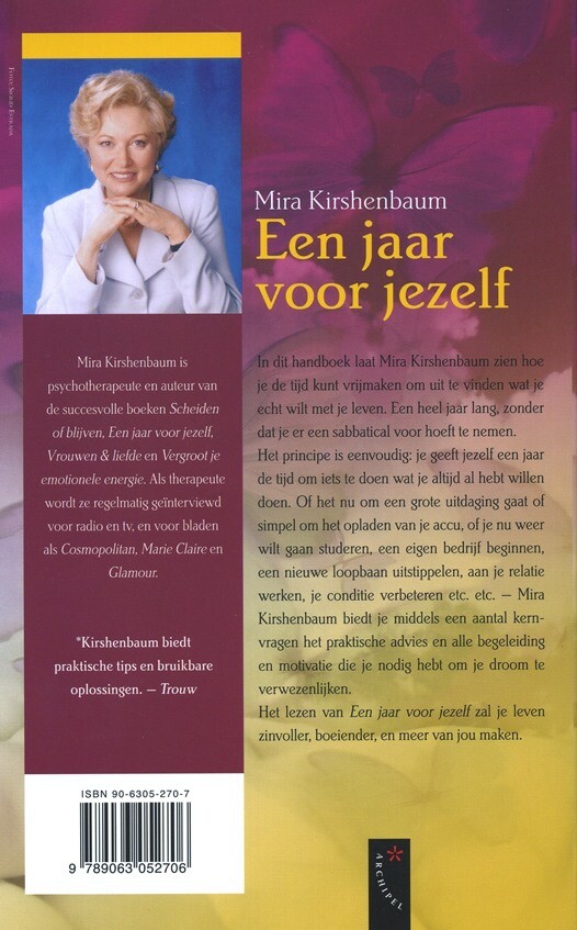 Een jaar voor jezelf Een jaar voor jezelf achterkant