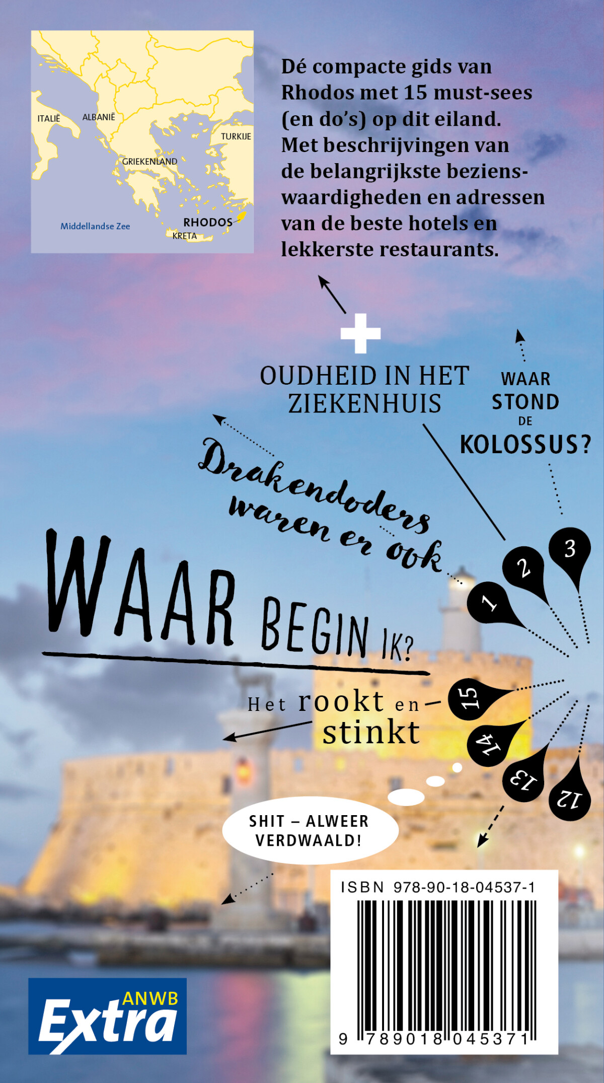 Rhodos anwb extra / ANWB Extra achterkant