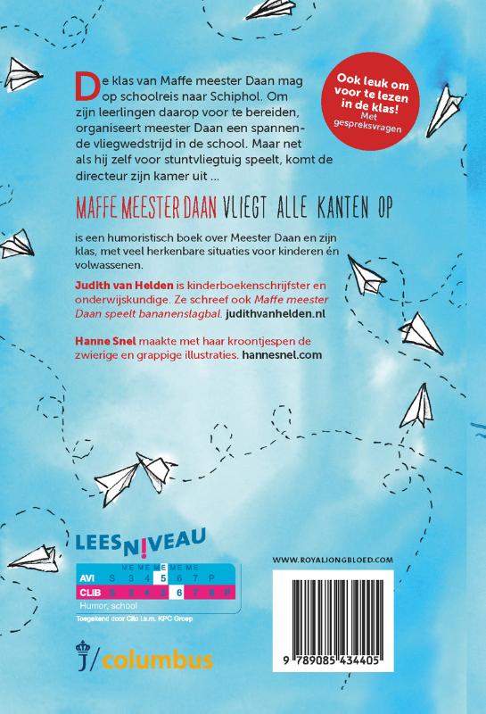 Maffe meester Daan vliegt alle kanten op / Maffe Meester Daan / 2 achterkant