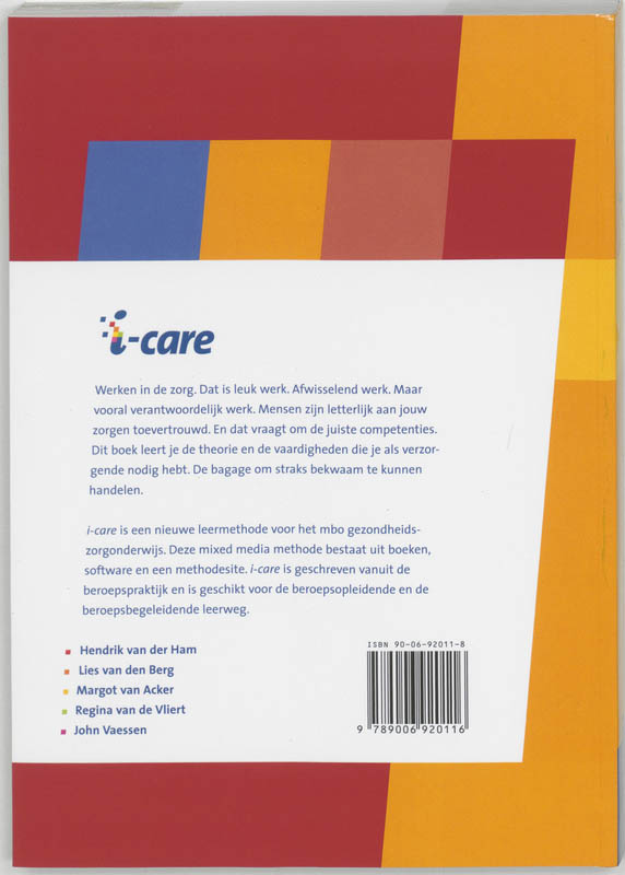 I-Care 3 / 204 Interactie In Beroepssituaties achterkant