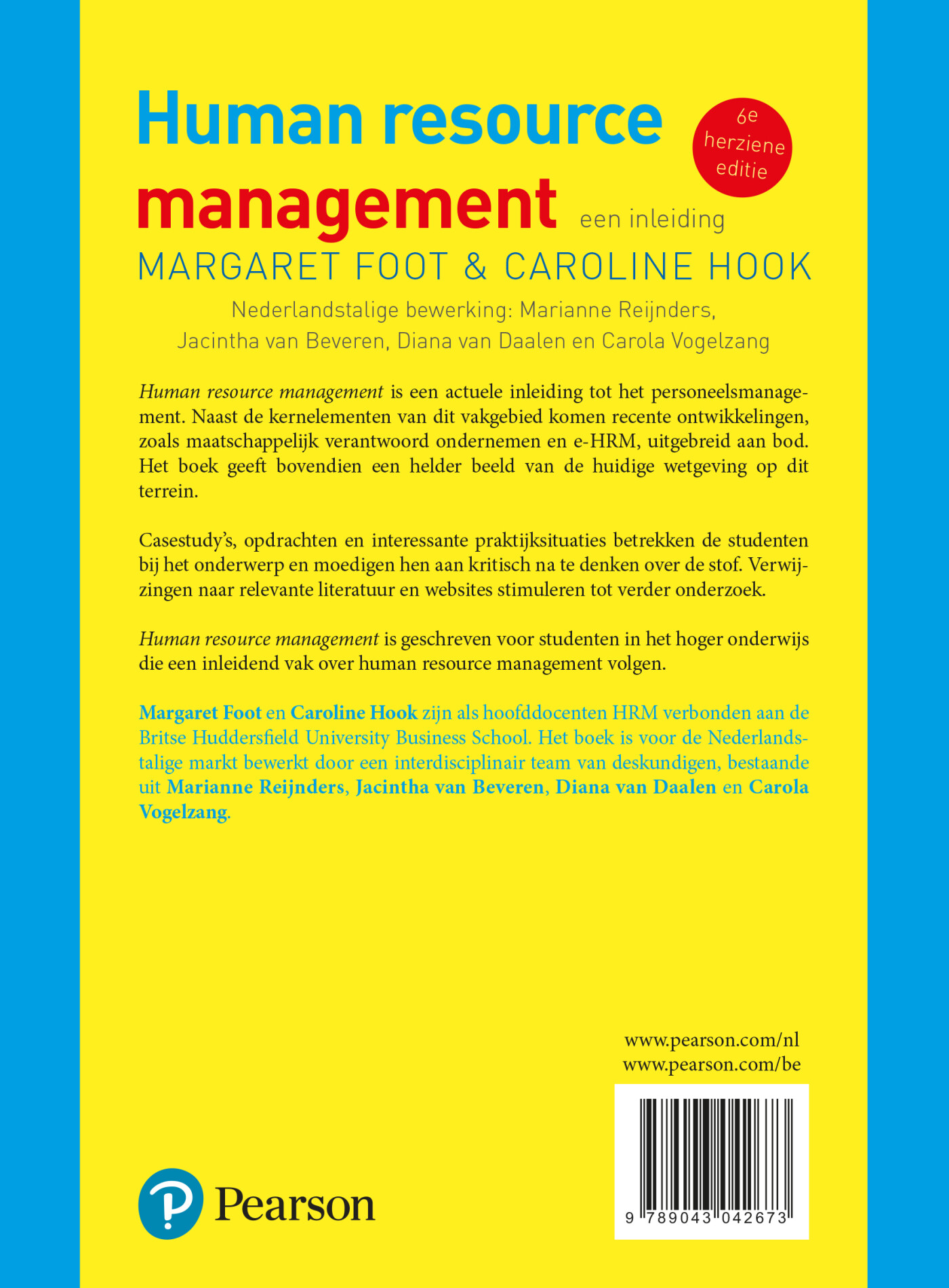 Human resource management achterkant