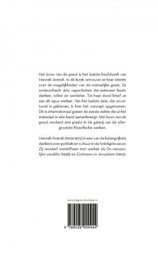 Het leven van de geest / Het leven van de geest / 1, 2, 3 achterkant